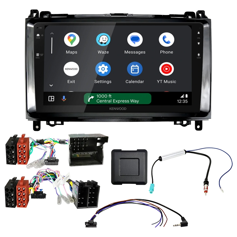 Kenwood DMX80AXS bilstereopakke til Mercedes A-klass, B-klass och Vito/Viano