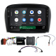 Kenwood DMX80AXS bilstereopakke til Mercedes SL R230 2006-2012 Kenwood DMX80AXS bilstereopakke til Mercedes SL R230 2006-2012