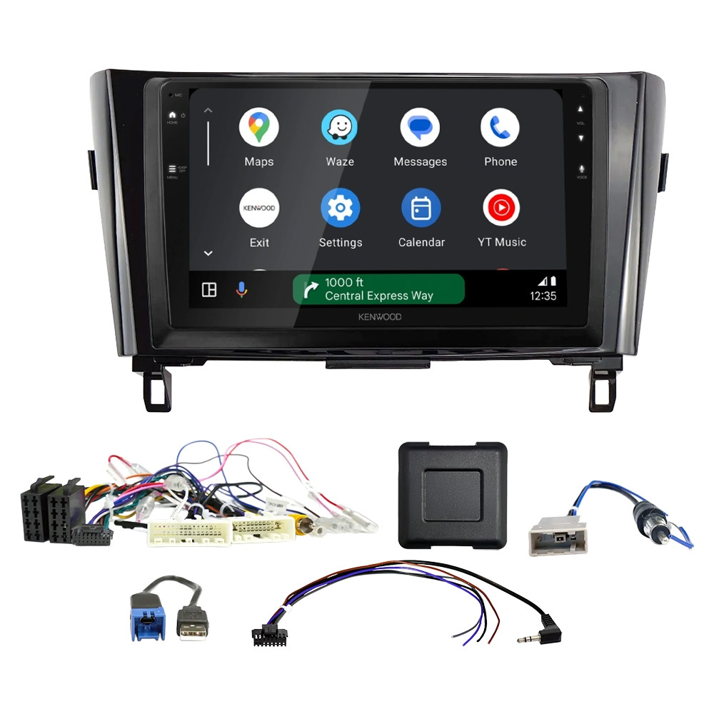 Kenwood DMX80AXS bilstereopakke til Nissan Qashqai, X-Trail och Rogue