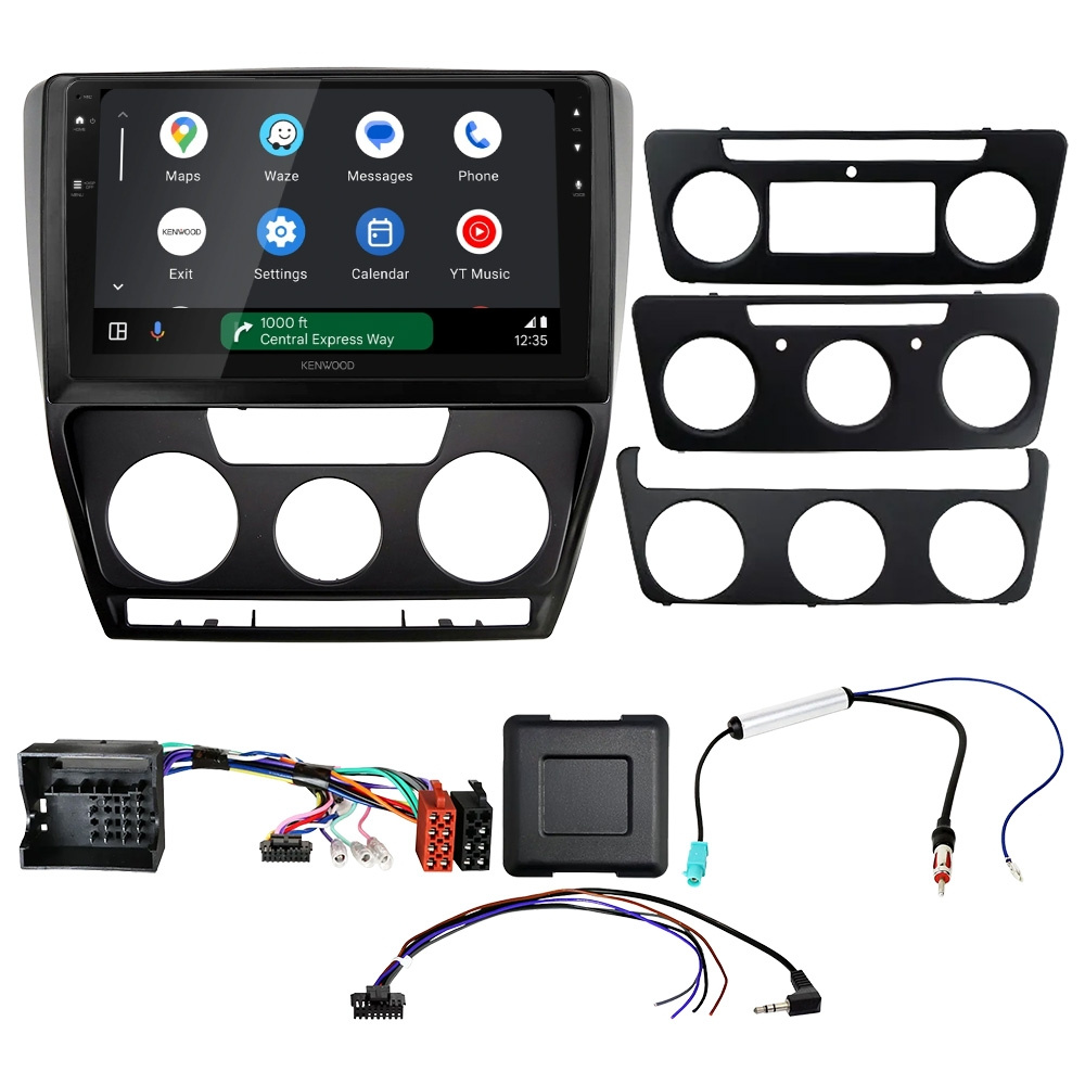 Kenwood DMX80AXS bilstereopakke til Skoda Octavia 1Z 2004-2013