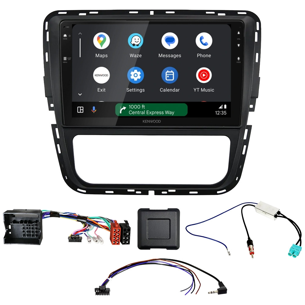 Kenwood DMX80AXS bilstereopakke til Volkswagen Passat B7 2011-2015, manuell AC