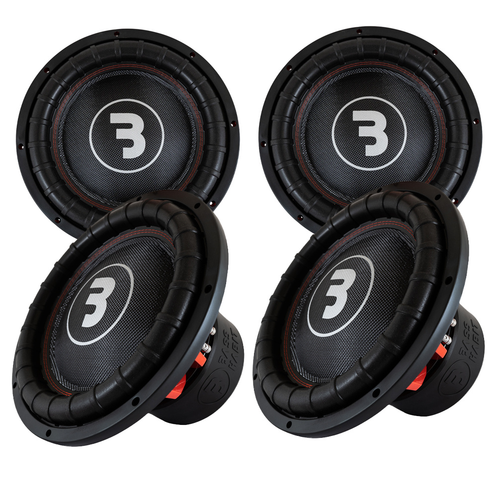 4-pak Bass Habit Elite 2 E2380D1, 15 tommers subwoofer