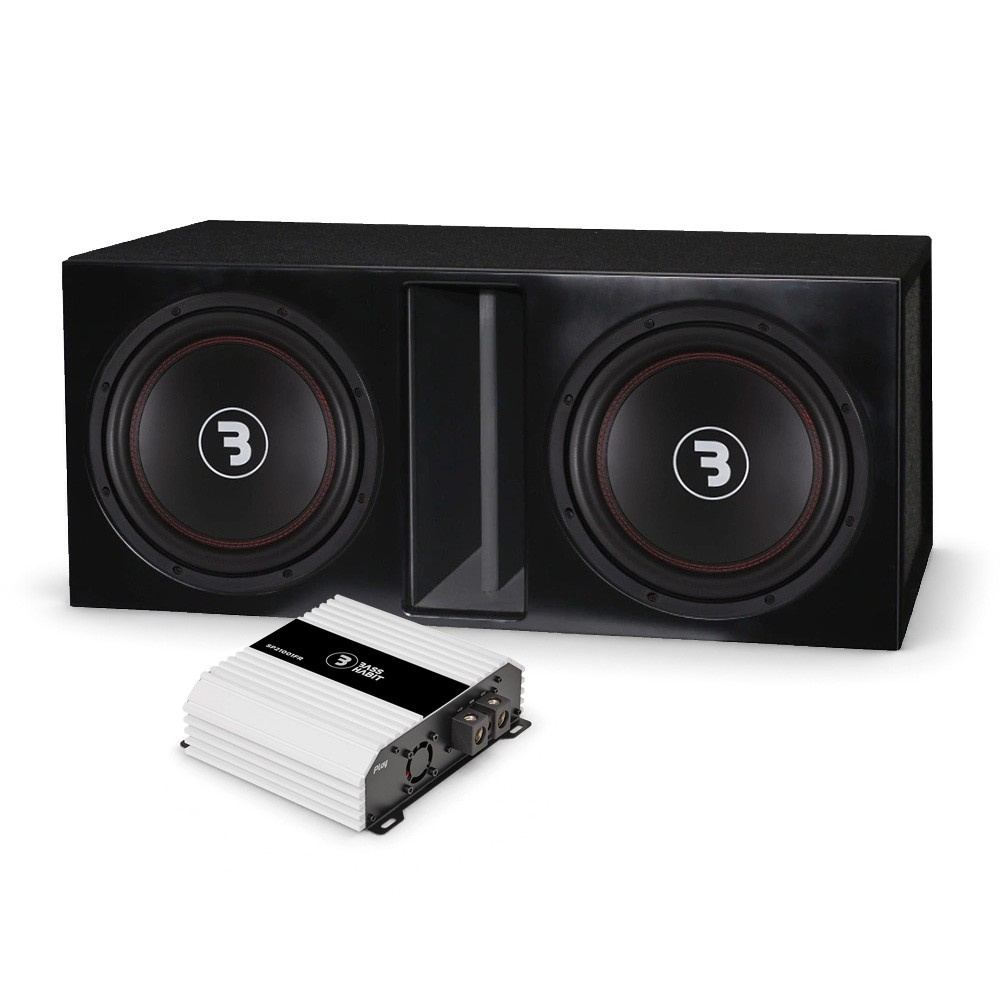 Bass Habit E300D1 i portet kabinet med SP21001FR, 2x12-baspakke