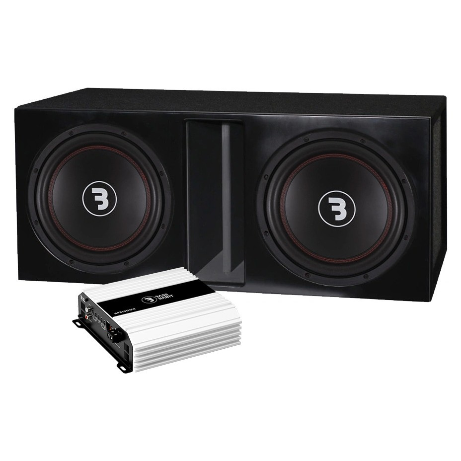 Bass Habit E300D2 i portet kabinet med SP31001FR, 2x12-baspakke