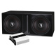 Bass Habit E300D2 i portet kabinet med SP31001FR, 2x12-baspakke Bass Habit E300D2 i portet kabinet med SP31001FR, 2x12-baspakke