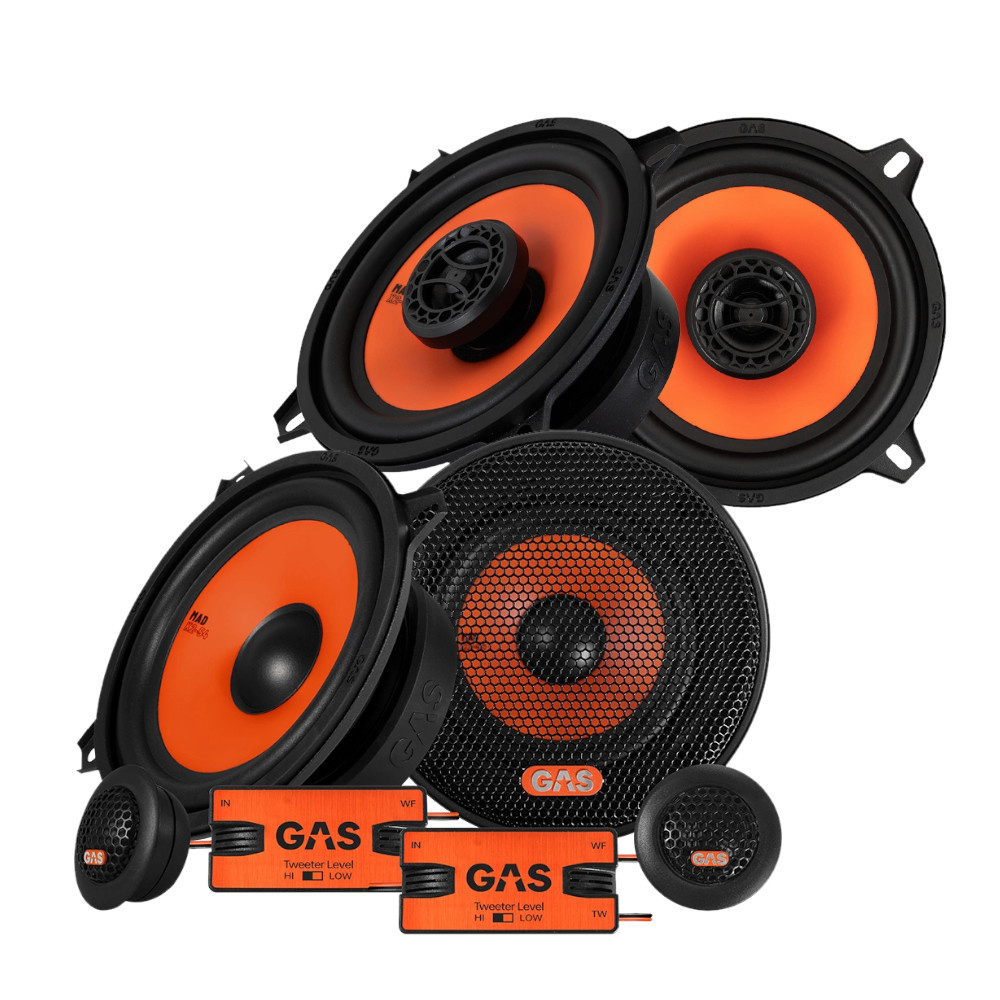 GAS MAD K2/X2 Højttalerpakke til BMW E39 Sedan/Touring