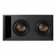 Portet 2x12 tommer Comp-kasse med 2 stk EDGE EDX12D2-E3 Portet 2x12 tommer Comp-kasse med 2 stk EDGE EDX12D2-E3