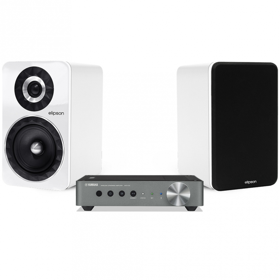 Yamaha WXA-50 & Elipson Prestige Facet PF6B, svart par