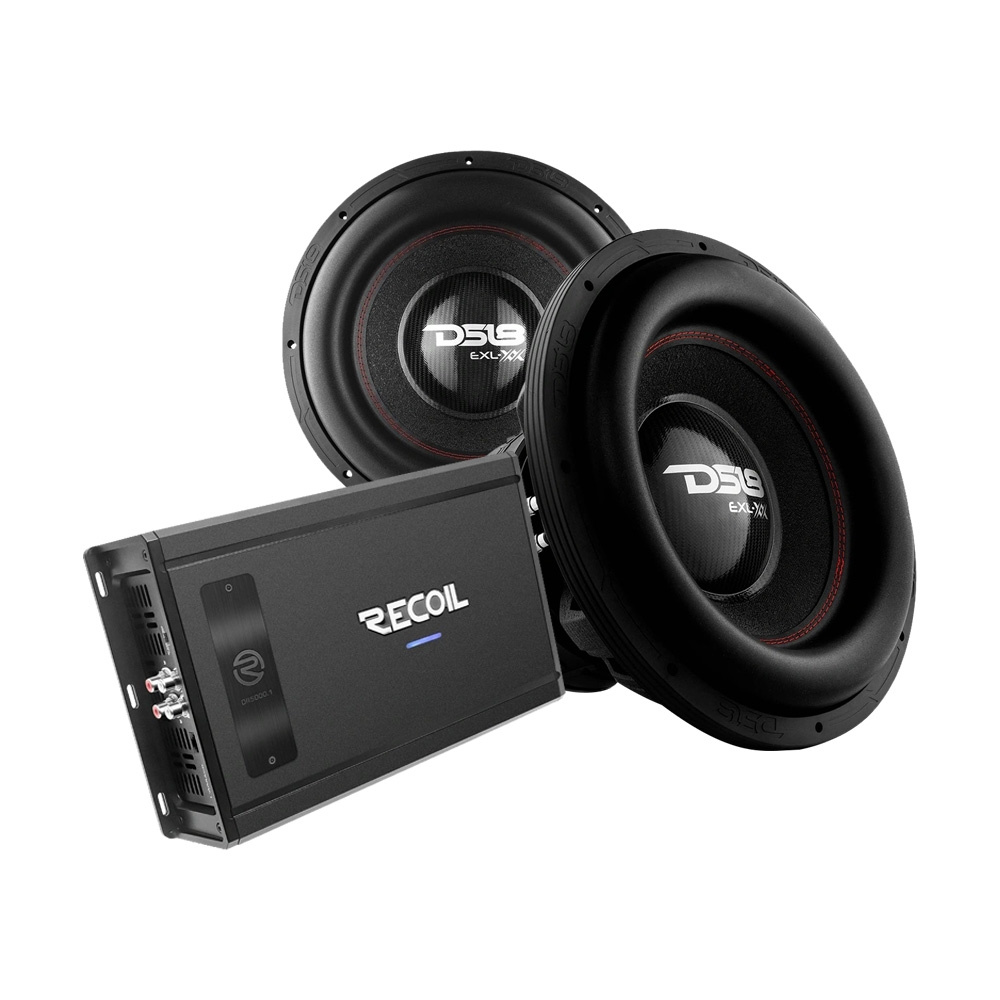 2-pak DS18 EXL-XX15.4DHE med Recoil DII 5000.1, 2x15