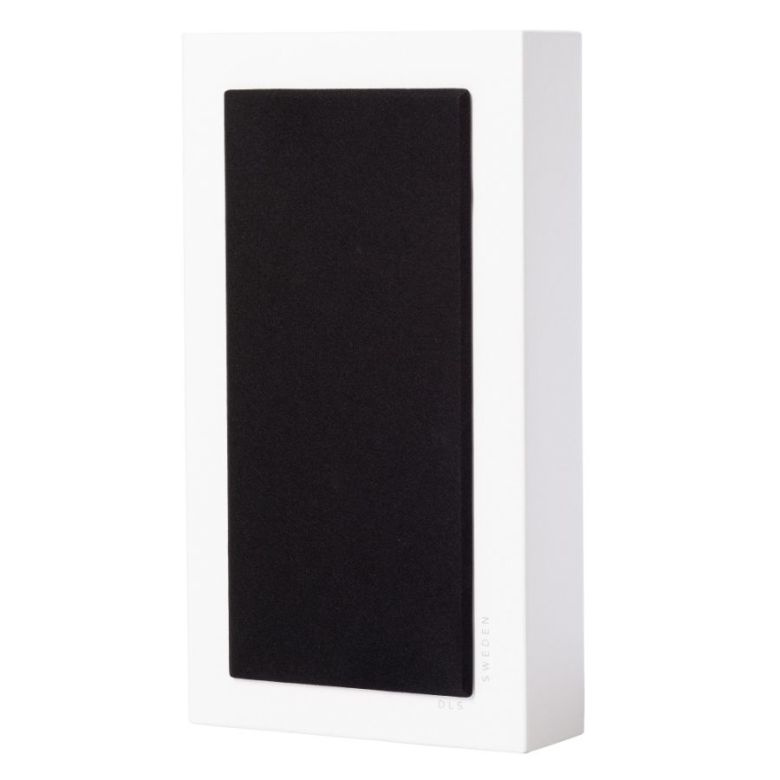DLS Flatbox Midi On-Wall 2.1 højtalerpakke, hvid