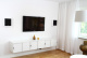 2-pak DLS Flatbox Mini on-wall højttalere, mat hvid 2-pak DLS Flatbox Mini on-wall højttalere, mat hvid
