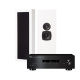 DLS Flatbox Slim Large stereopakke med Yamaha A-S201 II DLS Flatbox Slim Large stereopakke med Yamaha A-S201 II