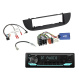 GAS MAD M130-BTN bilstereopakke til Fiat 500 2007-2015 GAS MAD M130-BTN bilstereopakke til Fiat 500 2007-2015