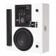 2-pak DLS Flatsub Midi væghængt aktiv subwoofer, mat hvid 2-pak DLS Flatsub Midi væghængt aktiv subwoofer, mat hvid