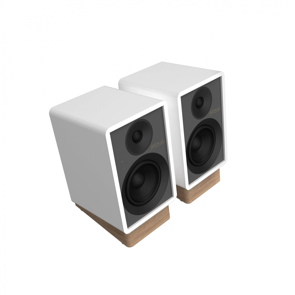 Onkyo GX-30ARC med Audio Pro SW-10, aktivt 2.1 stereopakke i hvid