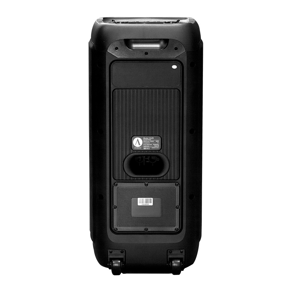 2-pak Arcsound HAZE (gen.2), festhøjttaler med trådløs mikrofon og Bluetooth