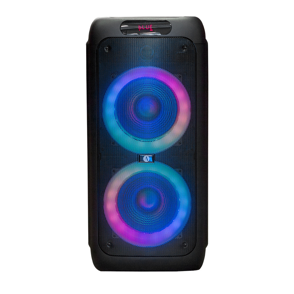 4-pak Arcsound HAZE (gen.2), partyhøjttaler med trådløs mikrofon og Bluetooth