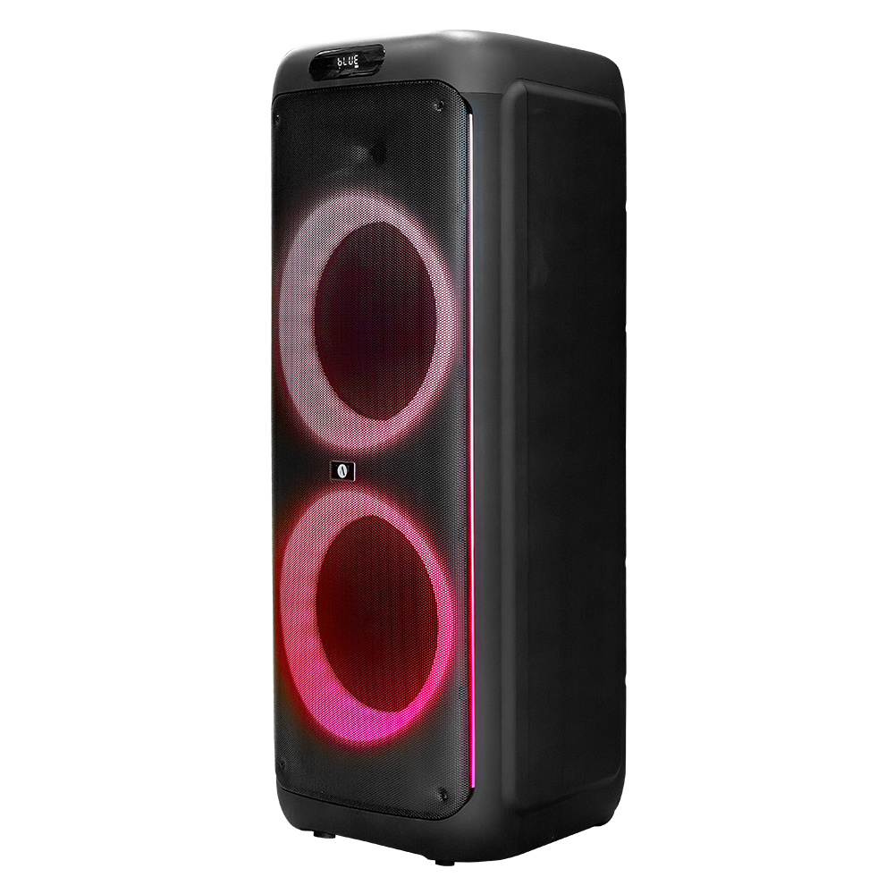 2-pak Arcsound HAZE XXL, tung festhøjttaler med trådløs mikrofon og Bluetooth