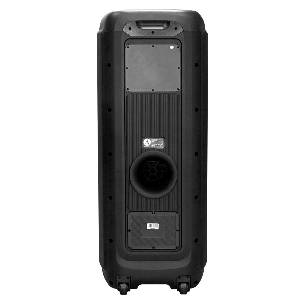 2-pak Arcsound HAZE XXL, tung festhøjttaler med trådløs mikrofon og Bluetooth