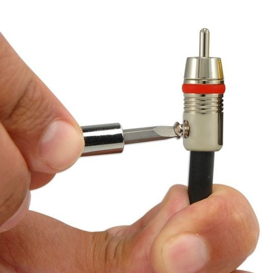Planet Waves HD-RCA loddefri RCA-stik, rødt og hvidt par