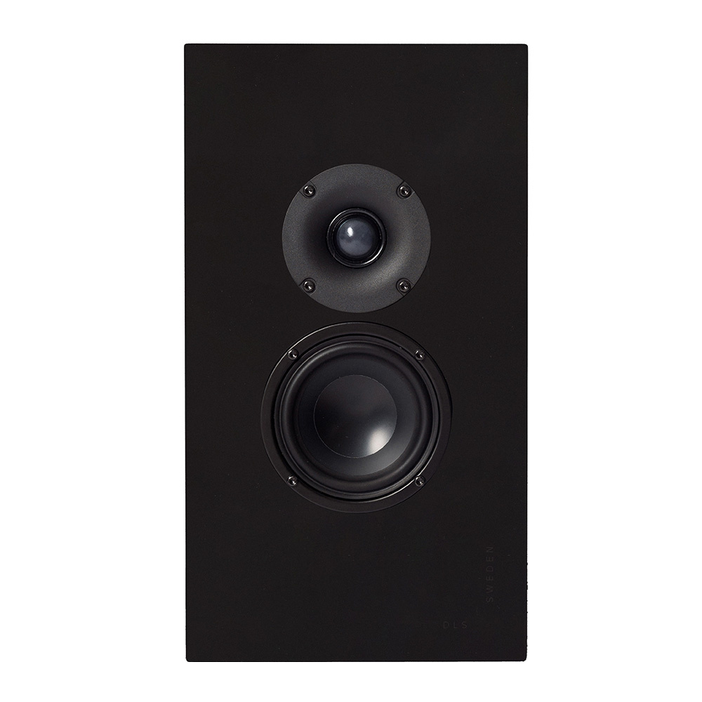 2-pak DLS Flatbox Midi on-wall højttalere, mattsort