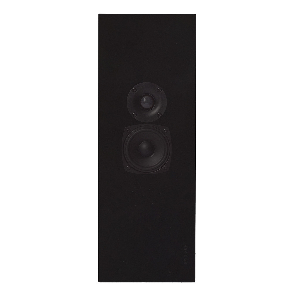 2-pak DLS Flatbox Slim Large væghøjttalere, mattsort