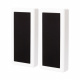 2-pak DLS Flatbox M-One on-wall, mat hvid 2-pak DLS Flatbox M-One on-wall, mat hvid