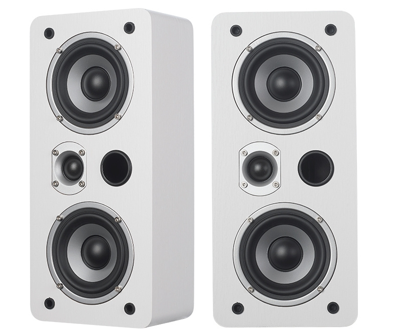 Dynavoice Magic LCR-4 med Challenger Sub 8 2.1 højttalerpakke, hvid