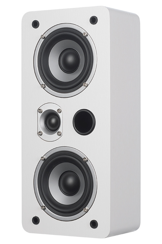 Dynavoice Magic LCR-4 med Challenger Sub 8 2.1 højttalerpakke, hvid