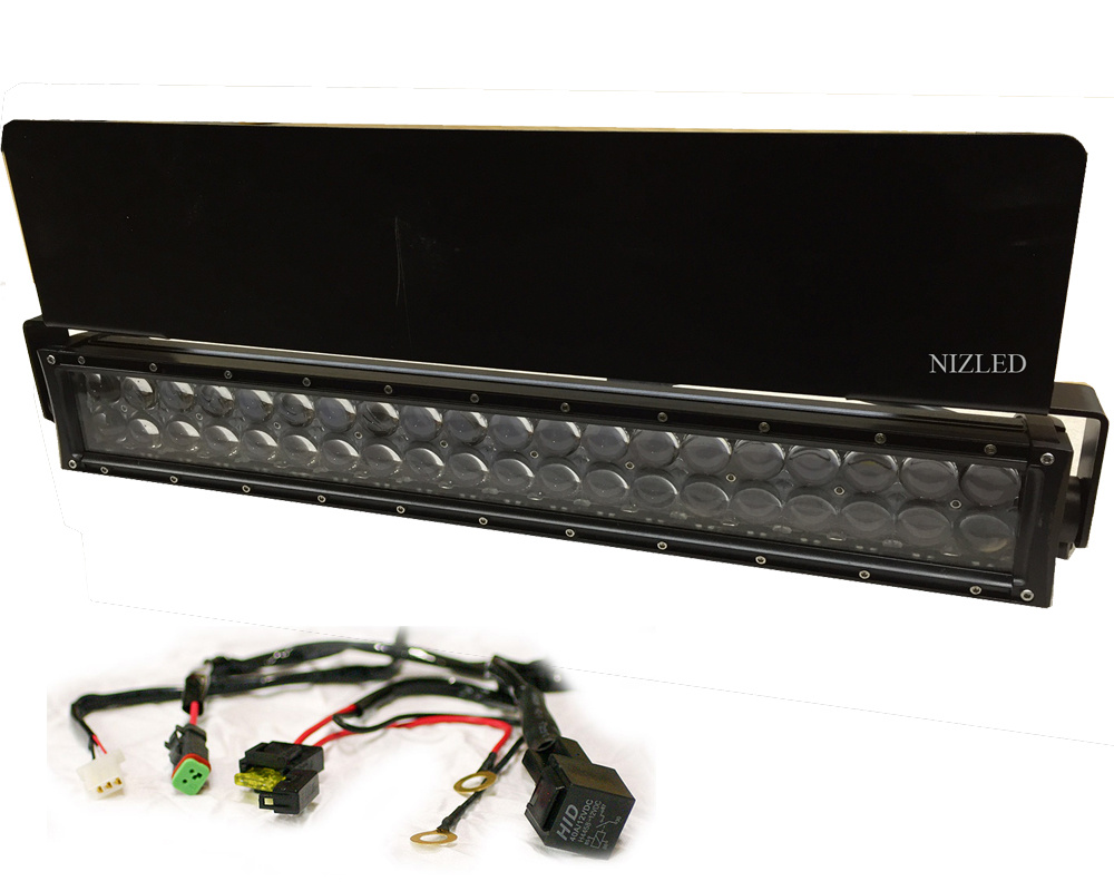 NIZLED LED-PAKET HÖGEFFEKTIV kurvad 200W med Slimmat Fäste