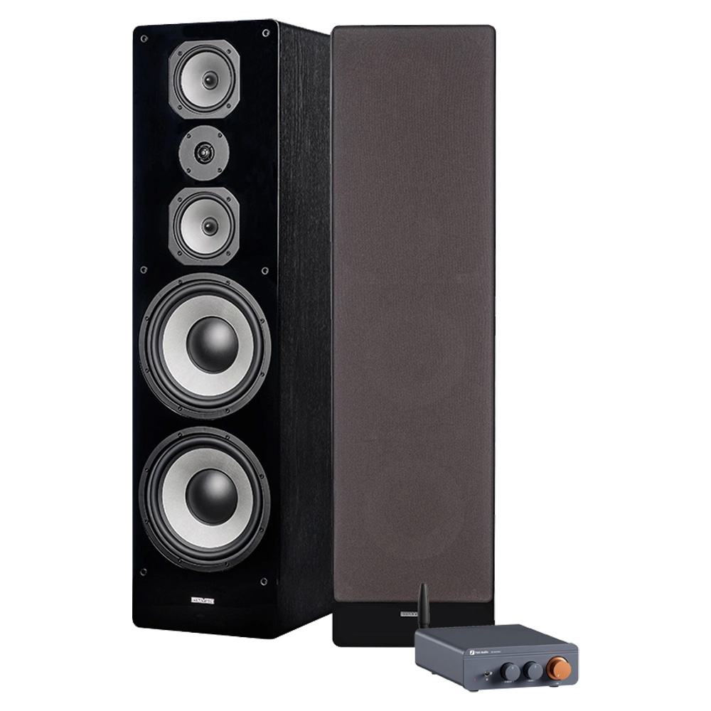 Dynavoice Challenger M-105 med Fosi Audio BT20A (48V), 2.0 stereopakke