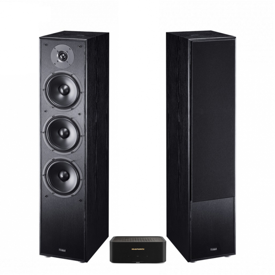 Marantz Model M1 & sorte Magnat MS70, 2.0 stereopakke