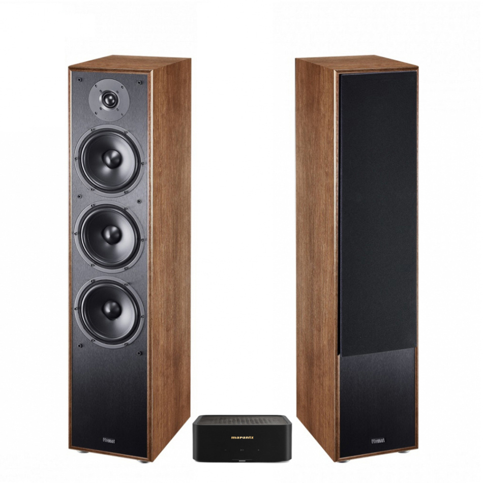 Marantz Model M1 & Magnat MS70 2.0 stereopakke, valnød