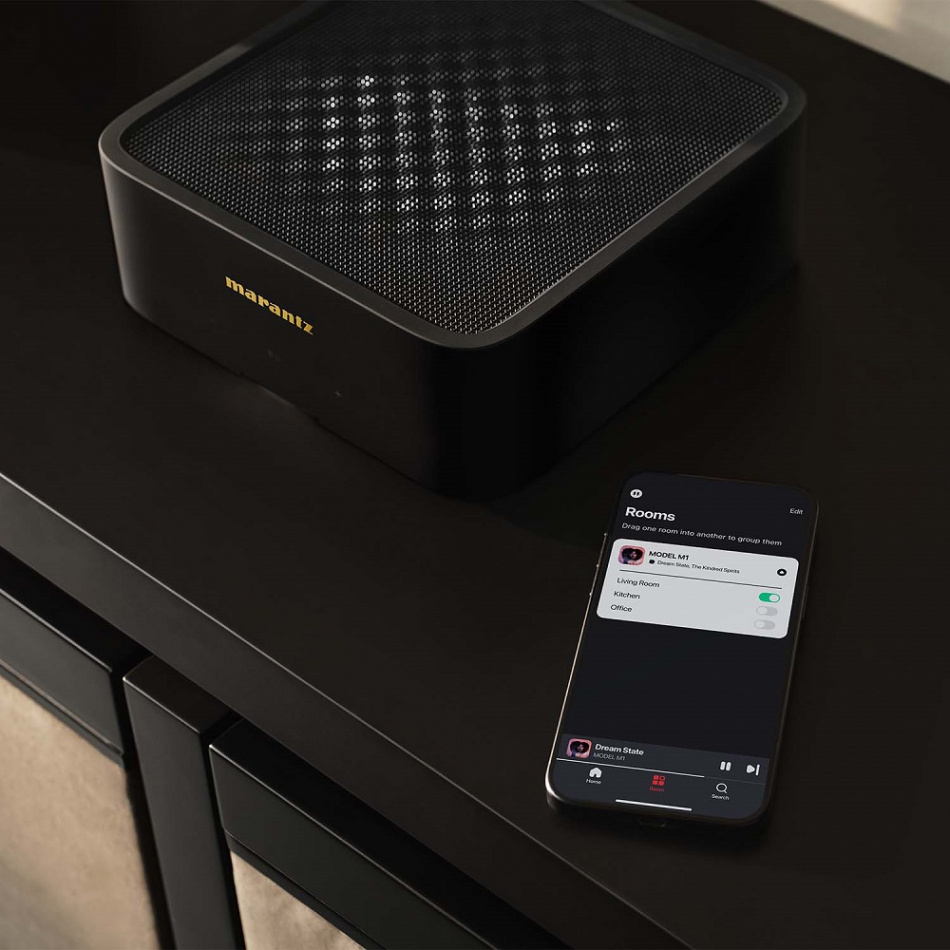 Marantz Model M1 & Magnat MS70 2.0 stereopakke, valnød