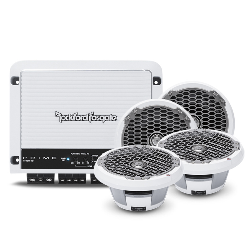 Rockford Fosgate PM262 + M400-4D Marinförstærker