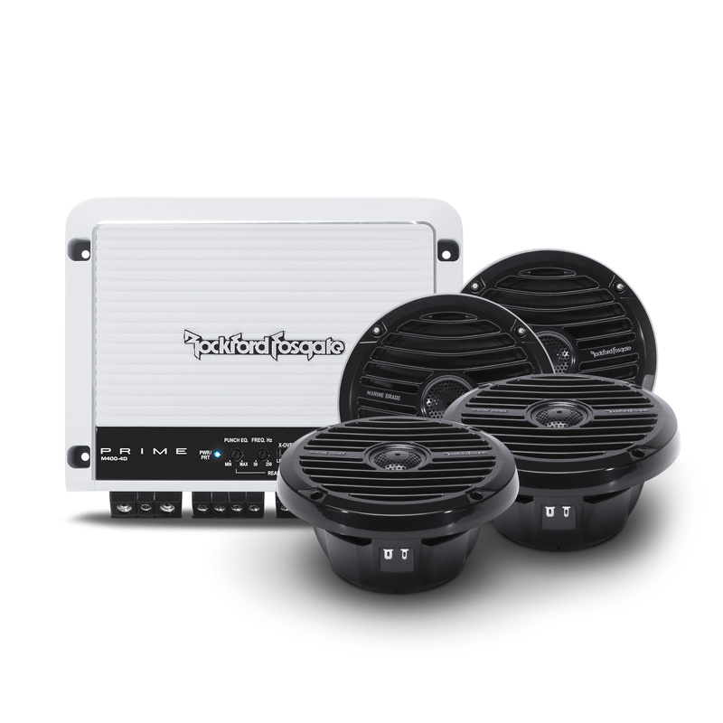 2 par Rockford Fosgate RM1652 & M400-4D