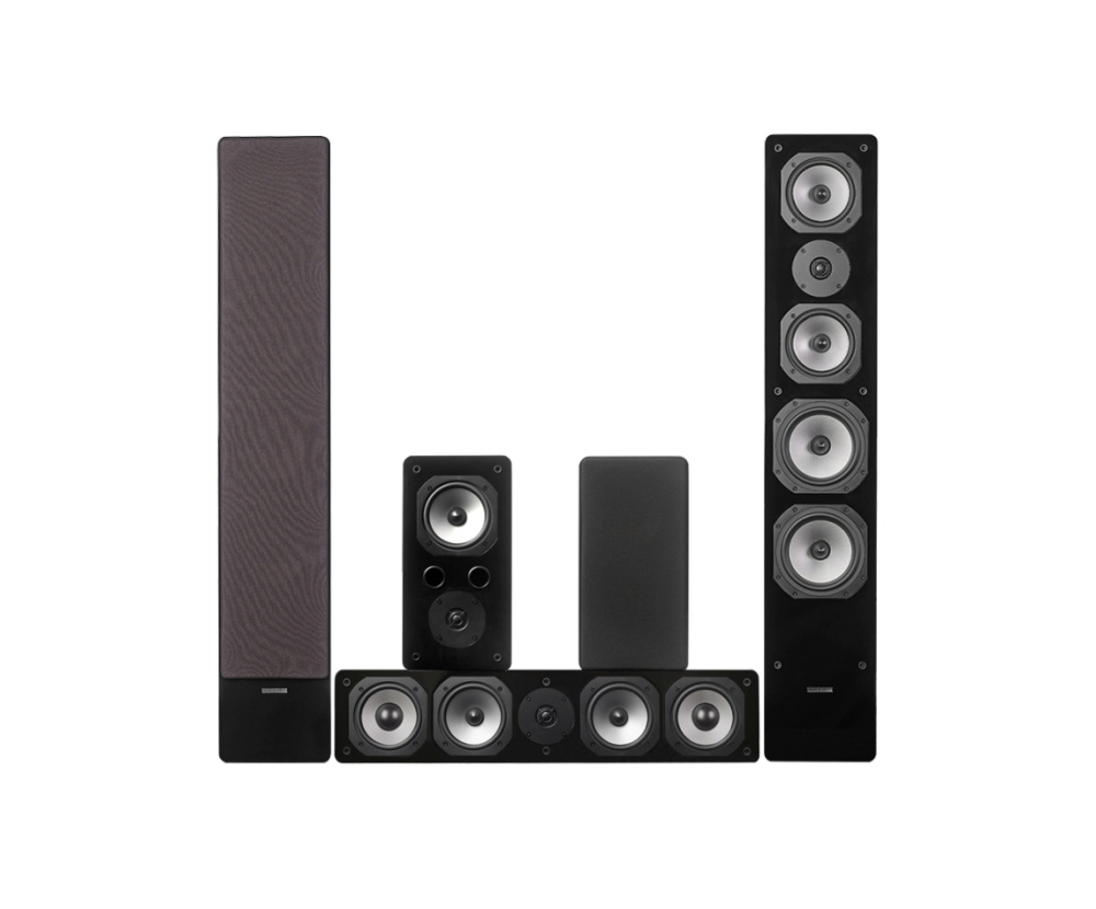 Dynavoice Challenger M-65 EX med center og surround, 5.0 højttalerpakke
