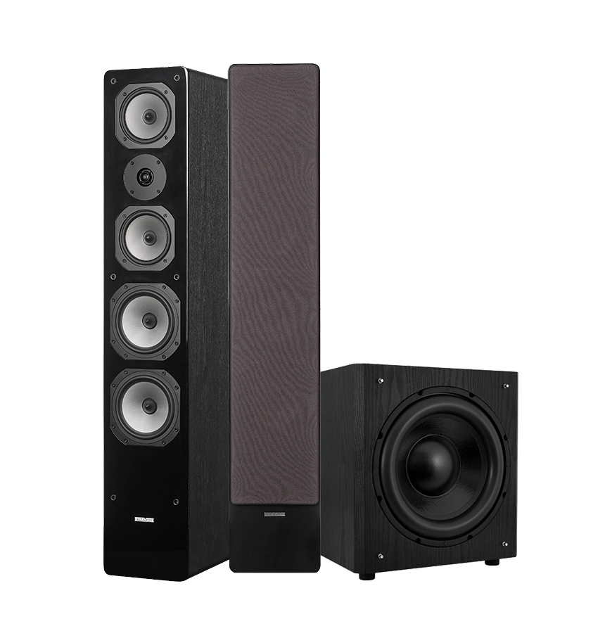 Dynavoice Challenger M-65 & W120 2.1 højttalerpakke, sort