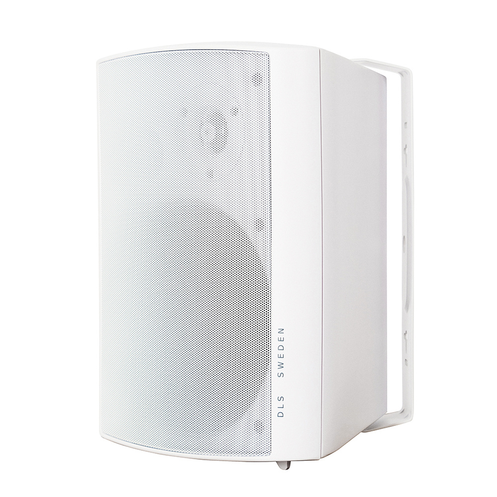 Dayton Audio MA1260 & 2 par DLS MB6i hvide udendørshøjttalere