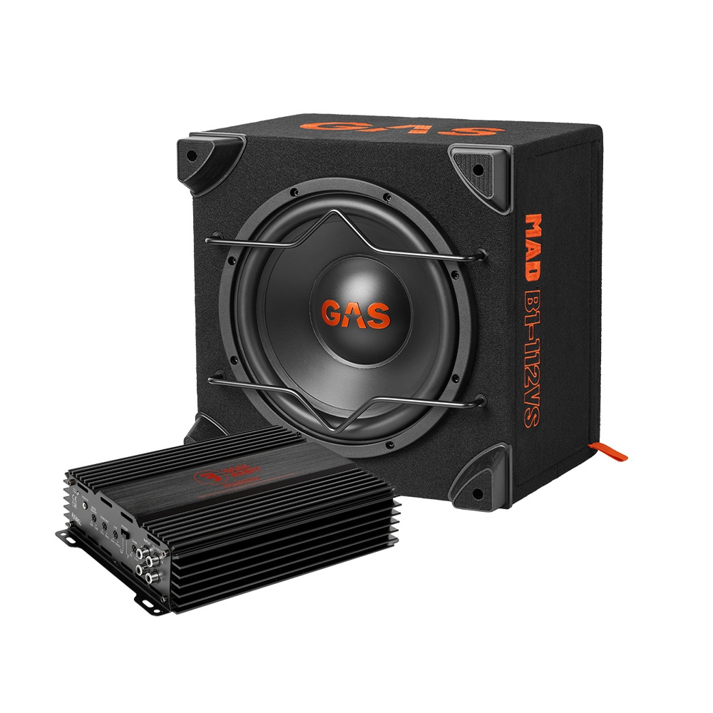 GAS MAD B1-112VS baspakke med Bass Habit RA2000W