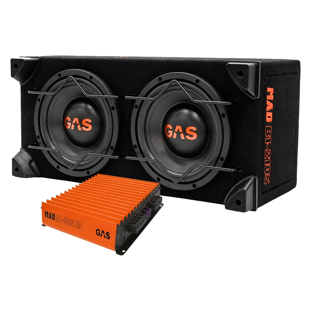 GAS MAD B1-210S med MAD A1-500.1D, 2x10 tommers baspakke