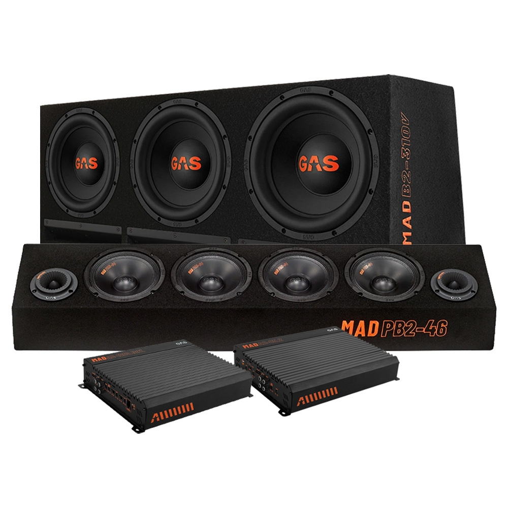 GAS MAD B2-310V med PB2-46 og forstærker, raggarpakke
