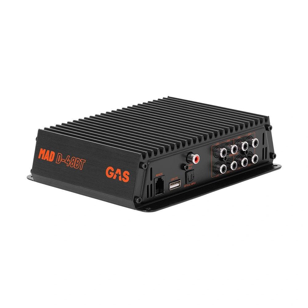 GAS MAD D-48BT, 8-kanals lydprocessor/DSP til biler med ISO/universal