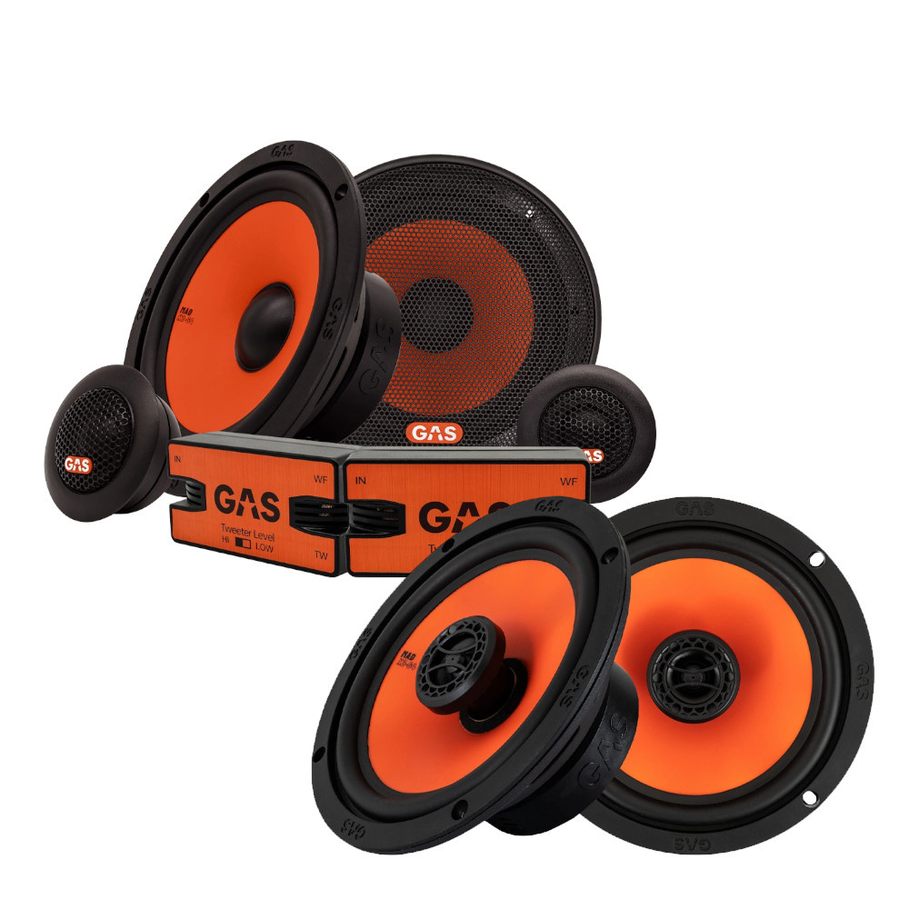 GAS MAD K2/X2, fede front- og baghøjttalere