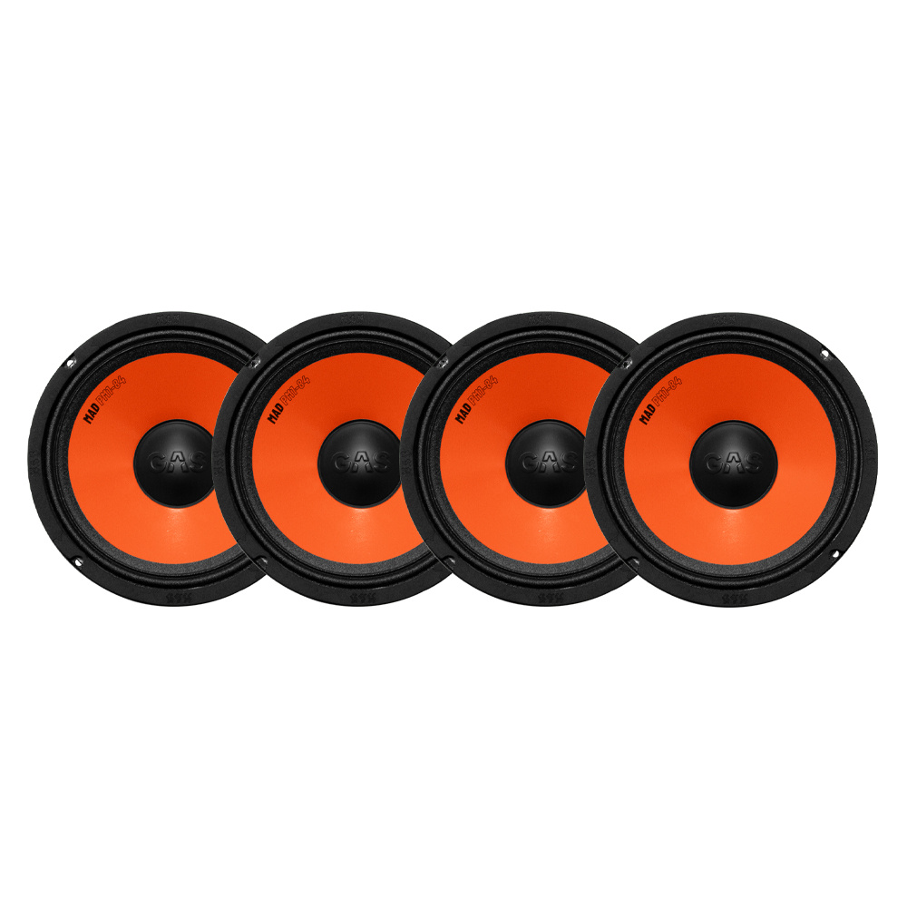 4-pak GAS MAD PM1-84, 8 tommer midbas