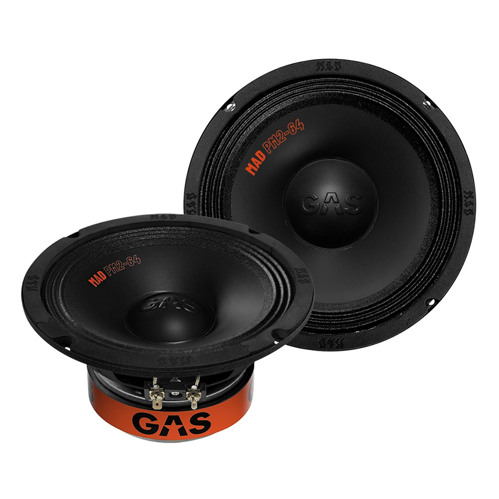 4-pak GAS MAD PM2-64, fed 6.5 tommer mellembas