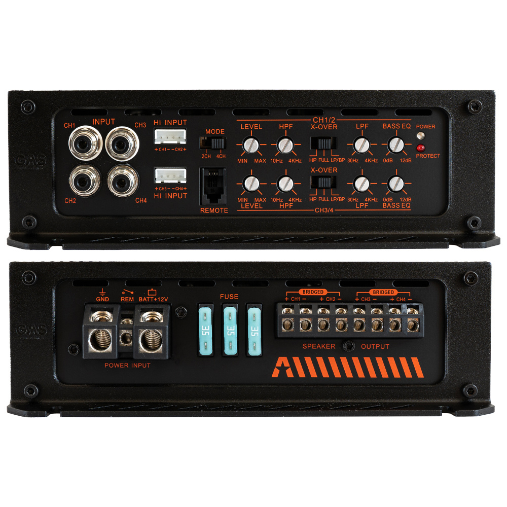 8-pak GAS MAD PM2-84 med PT1-254 SPL-pakke med forstærker, stor