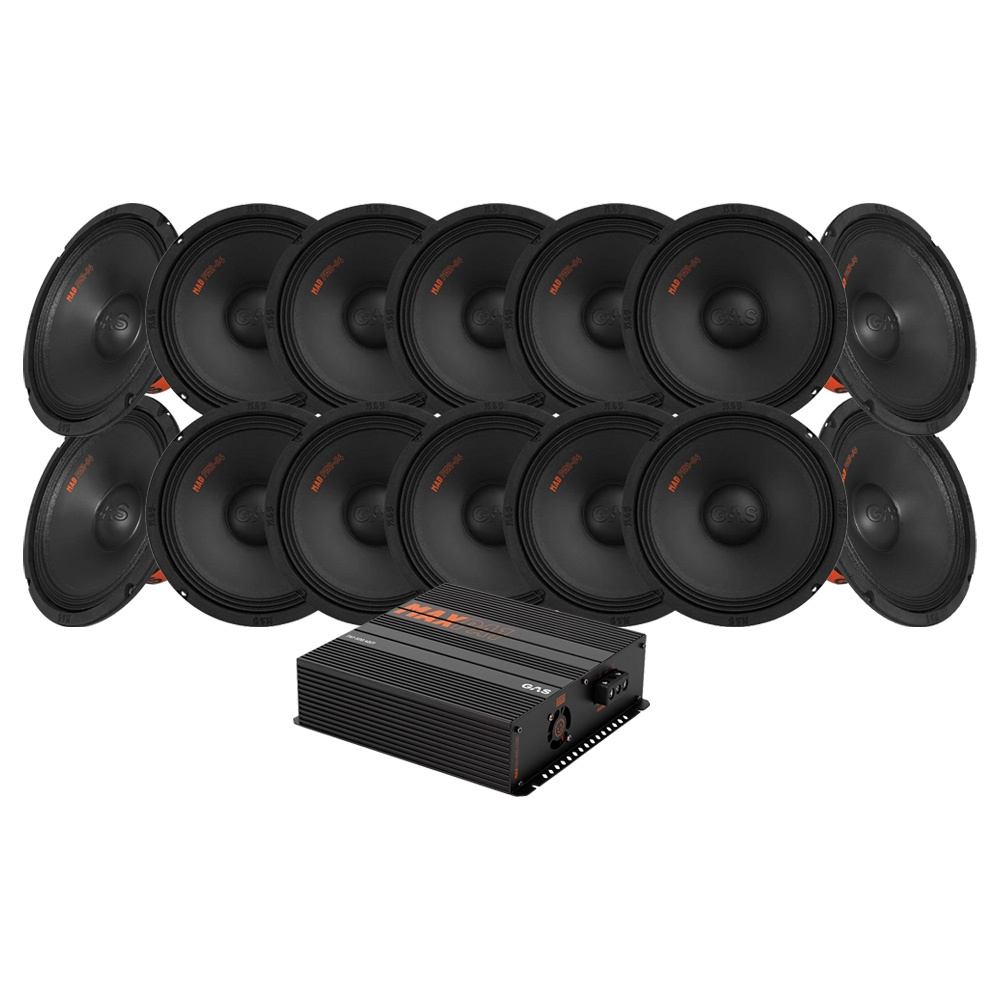 16-pack GAS MAD PM2-84 med MAX PA1-500.4DZ1, SPL-pakke