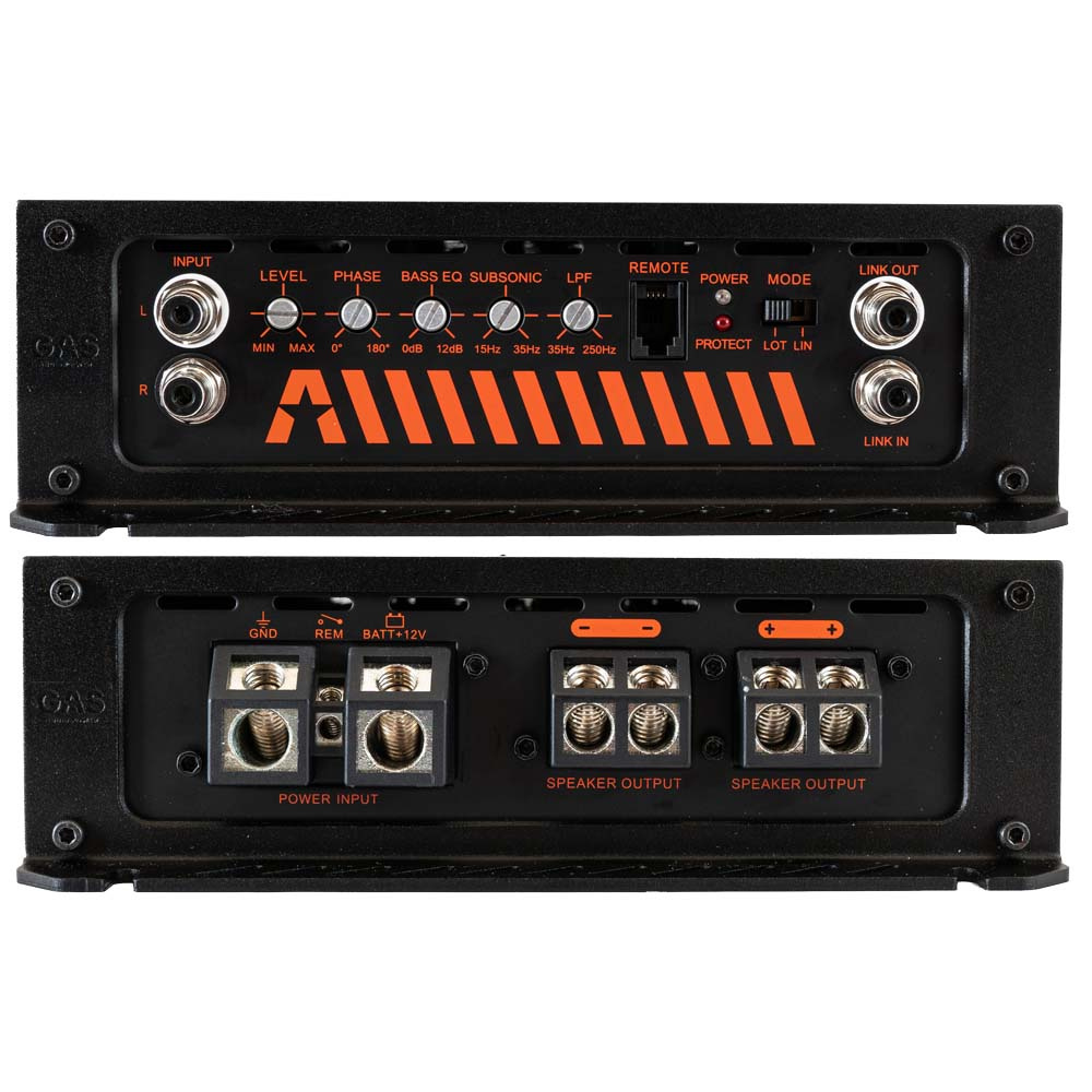 2-pak GAS MAD S3-10D2 & MAX A2-1500.1DL, basspakke