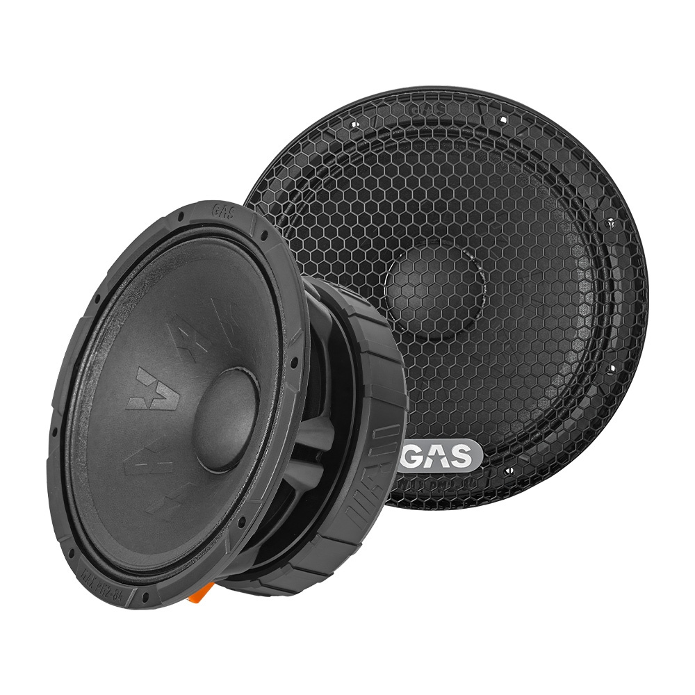 2-pak GAS MAX PM2-84, 8 tommers midbas/mellemregister